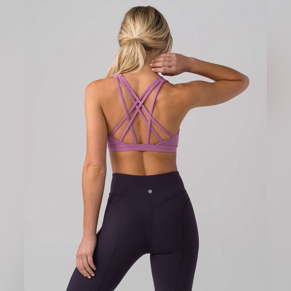 Lululemon Free To Be Serene Bra *C/D cup 💜 Velvet Dust - Picture 3 of 10